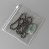 Small Jewelry Earrings Bracelet Storage and Finishing Transparent Plastic PVC Ziplock Bag Jewelry INS Sealed Bag Portable