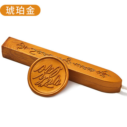 Fire lacquer wax printing mud retro fire lacquer with core wax stick arrow pattern fire lacquer wax sealing wax strip sealing printing mud fire lacquer seal