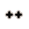 Geometric Titanium Steel 18K Gold Plated Stud Earrings