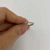 Cross-border new 26 initials micro-inlaid zircon open rings ins style personalized design English letter jewelry