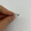 Cross-border new 26 initials micro-inlaid zircon open rings ins style personalized design English letter jewelry