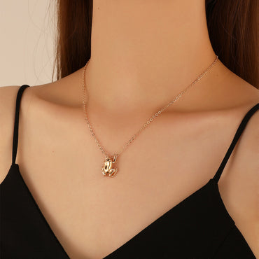 New Frog Pendant Necklace Creative Fashion Cute Necklace