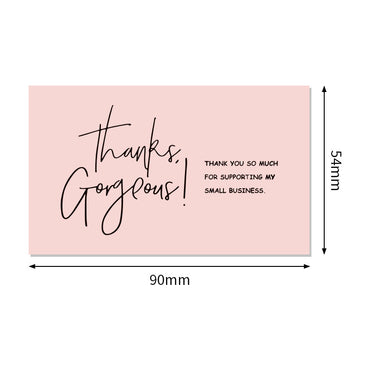 Wholesale Pink Thank You Cards for Gift Packaging