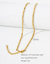 Natural Celestial Stainless Steel Electroplating Necklaces