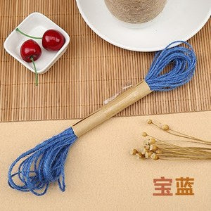 Color hemp rope 3 strands 1.5mm/2mm 10m photo wall special hemp rope DIY hand-woven hemp rope decorative rope