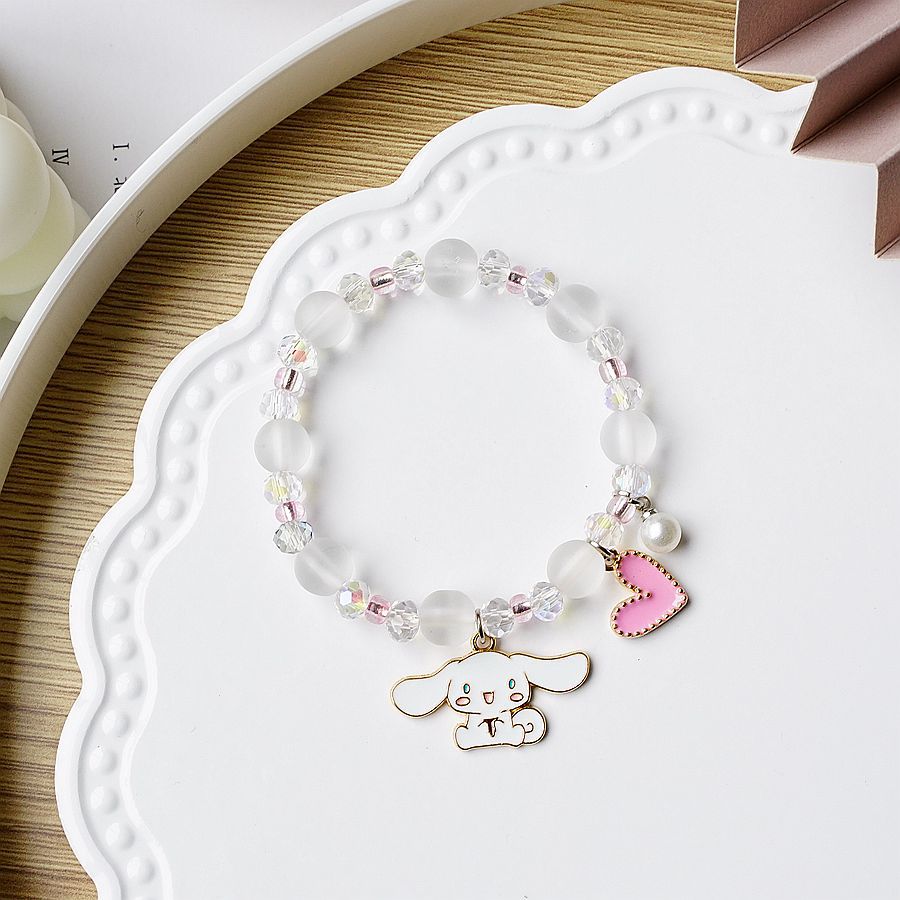 Cute Rabbit Alloy Beaded Bracelets