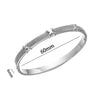 IG Style Ellipse Titanium Steel 18K Gold Plated Bangles