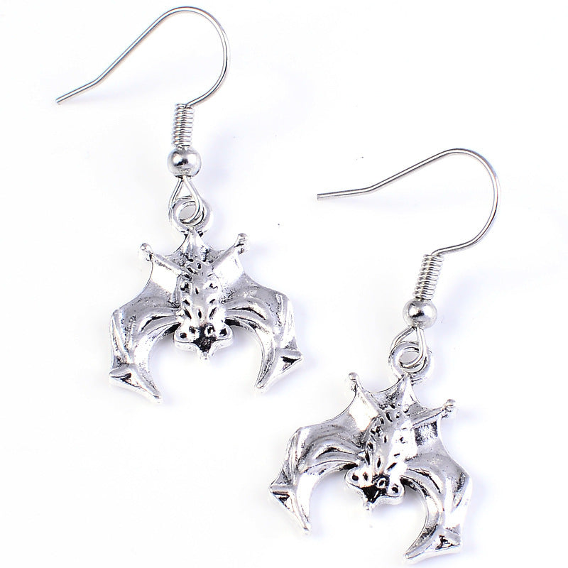 Retro Pumpkin Skull Alloy Plating Women's Drop Earrings 1 Pair