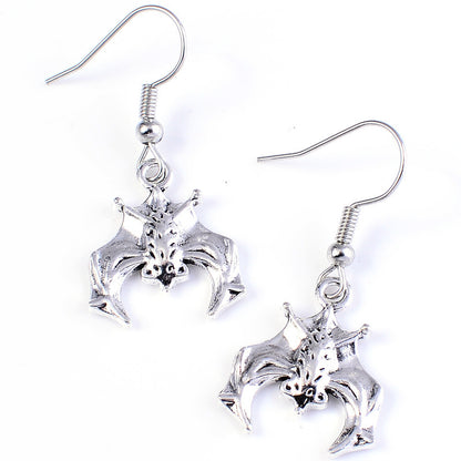 Retro Pumpkin Skull Alloy Plating Women's Drop Earrings 1 Pair