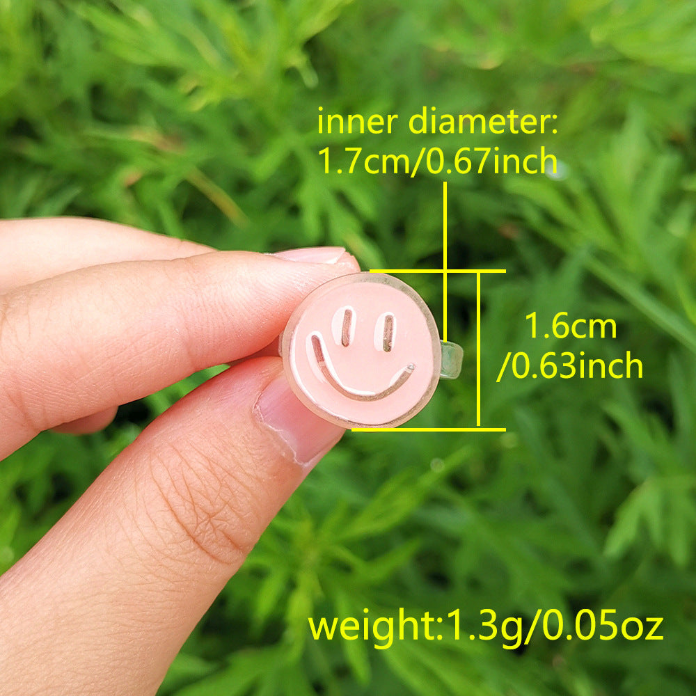 Wholesale Jewelry Candy Shape Macaron Color Ring Gooddiy