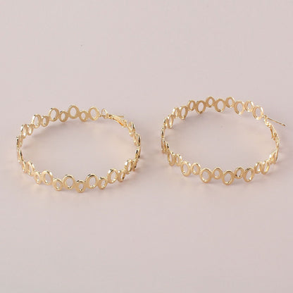 Fashion Irregular Circle Stitching Ear Hoop Wholesale Gooddiy