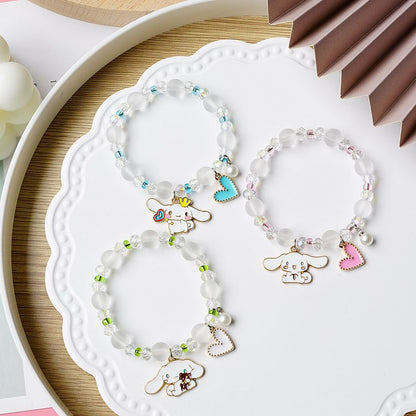 Cute Rabbit Alloy Beaded Bracelets