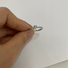 Cross-border new 26 initials micro-inlaid zircon open rings ins style personalized design English letter jewelry
