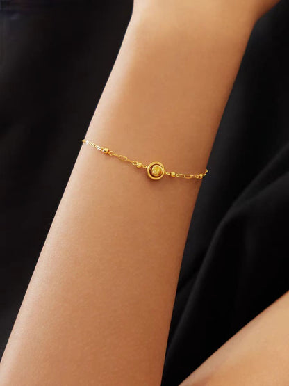 Brass Gold Plated Simple Style Geometric Bracelets