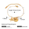 IG Style Round Geometric Stainless Steel Electroplating Necklaces