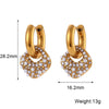Casual Pearl Geometric Stainless Steel 18K Gold Plated Necklaces