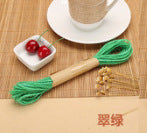 Color hemp rope 3 strands 1.5mm/2mm 10m photo wall special hemp rope DIY hand-woven hemp rope decorative rope