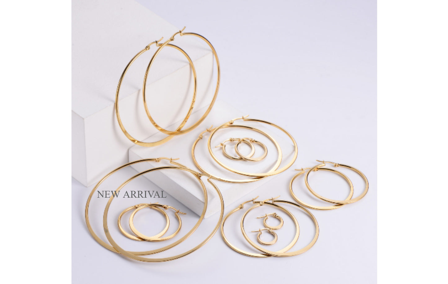 Wholesale Titanium Steel Round Flattened Ear Buckle Gooddiy