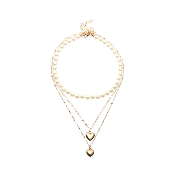 Wholesale Jewelry Retro Multilayer Children's Pearl Necklace Gooddiy