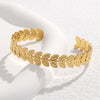 Expressive Stripe Stainless Steel Electroplating Bangles