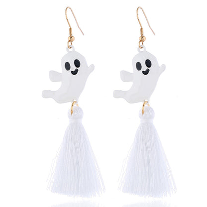 Fashion Skull Alloy Plating Women's Drop Earrings 1 Pair