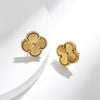 Korean Geometric Titanium Steel 18K Gold Plated Necklaces