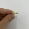 Cross-border new 26 initials micro-inlaid zircon open rings ins style personalized design English letter jewelry