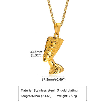 Fashion Human Stainless Steel Pendant Necklace Plating Stainless Steel Necklaces