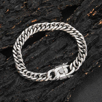 Simple Style Geometric Stainless Steel Plating Bracelets Necklace 1 Piece