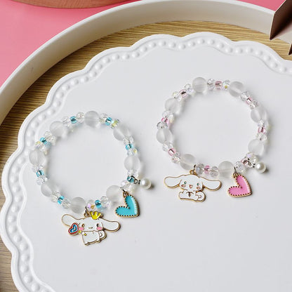 Cute Rabbit Alloy Beaded Bracelets