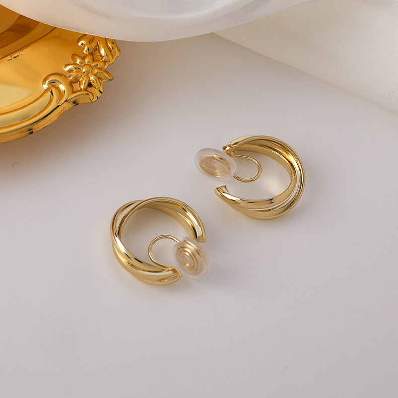 Retro Fashion Simple Style C-shaped Ear Clips