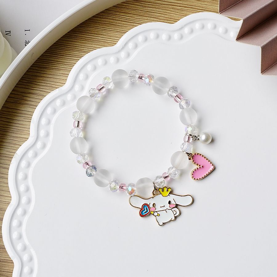 Cute Rabbit Alloy Beaded Bracelets