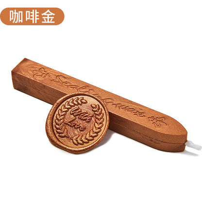 Fire lacquer wax printing mud retro fire lacquer with core wax stick arrow pattern fire lacquer wax sealing wax strip sealing printing mud fire lacquer seal