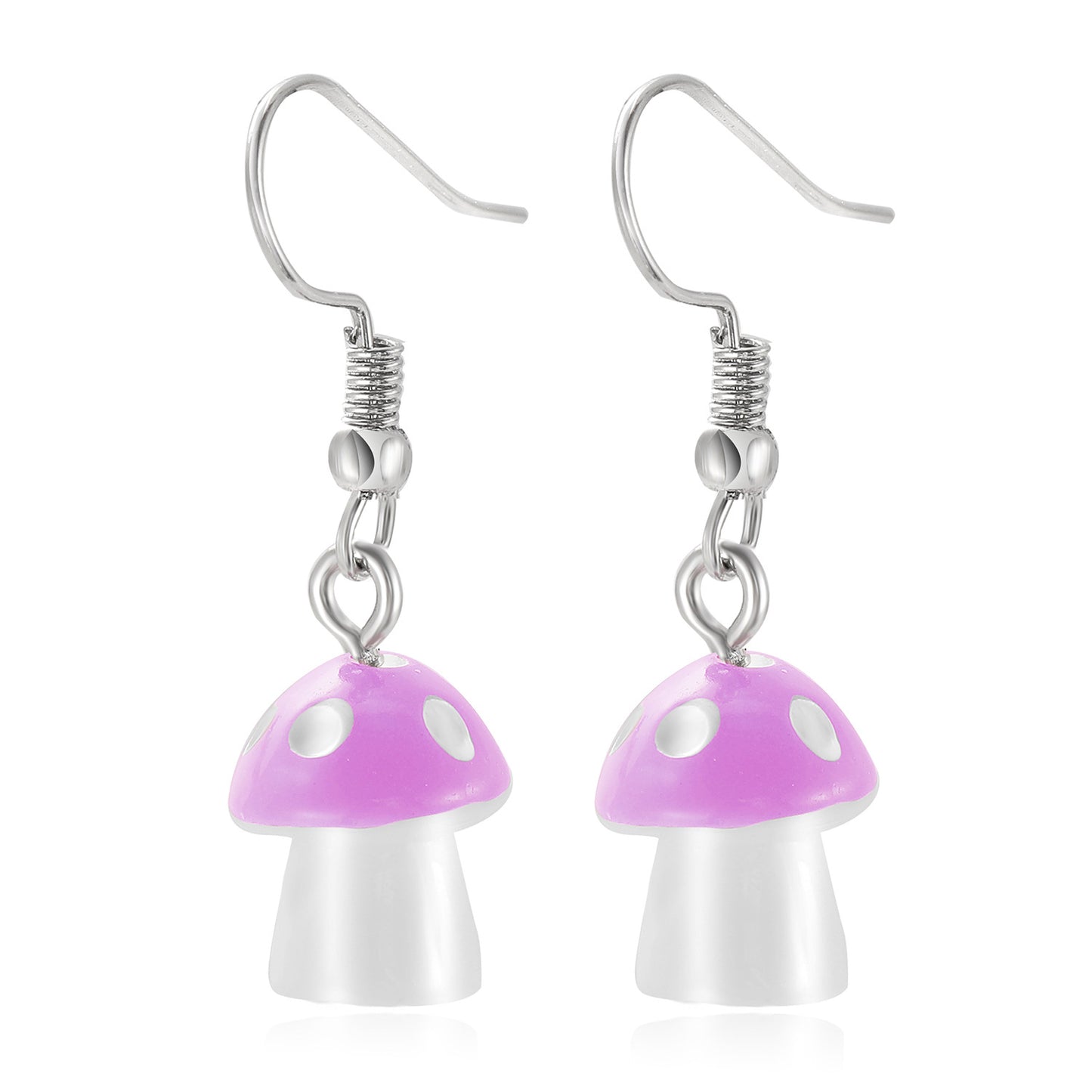 New Creative Simple Fashion Style  Pastoral Mushroom Earrings