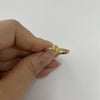 Cross-border new 26 initials micro-inlaid zircon open rings ins style personalized design English letter jewelry