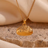 Fashion Geometric Stainless Steel 18K Gold Plated Necklaces