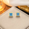 Flower Titanium Steel 18K Gold Plated Necklaces