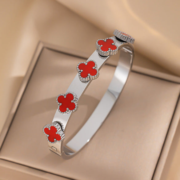 Ellipse Stainless Steel Electroplating Bangles