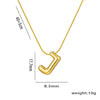 Moderate Luxury Letter Text Number Titanium Steel 18K Gold Plated Necklaces