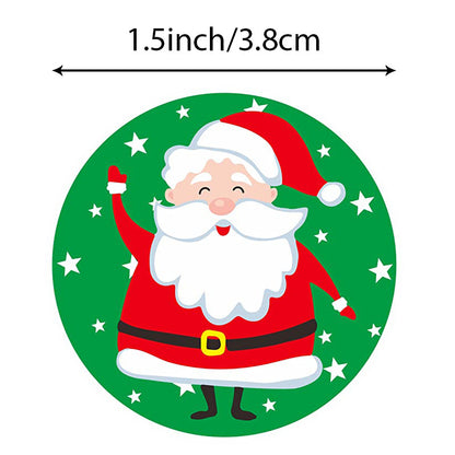 Wholesale Roll Christmas Sealing Stickers Merry Christmas Gifts Stickers Holiday Decoration Self-adhesive Labels