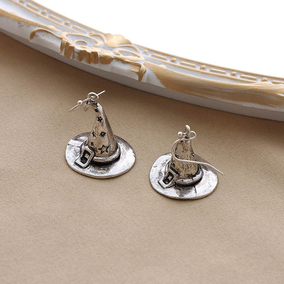 European And American Jewelry Magic Hat Retro Earrings