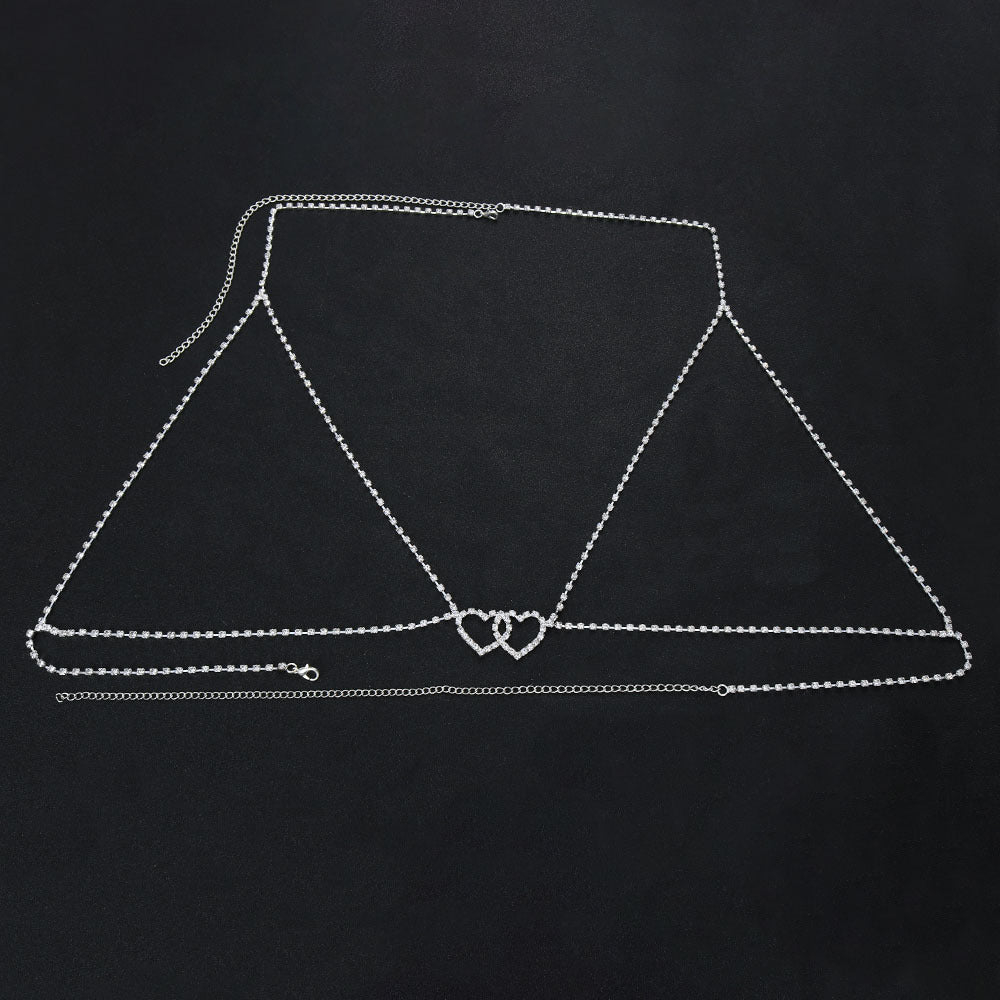 Fashion Geometric Rhinestone Rhinestones Body Chain