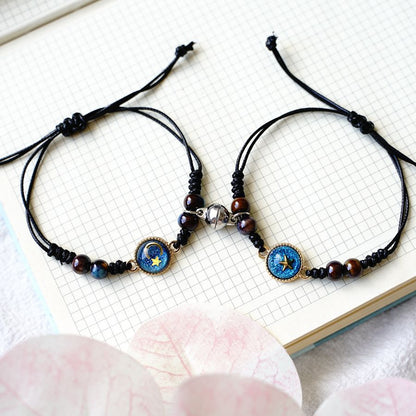 Simple Style Constellation Alloy Epoxy Bracelets