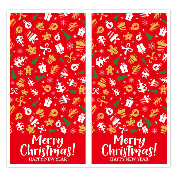 Christmas and New Year Gift Box Sealing Stickers