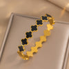 Ellipse Titanium Steel Electroplating Bangles