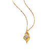 Minimalist Geometric Titanium Steel 18K Gold Plated Necklaces
