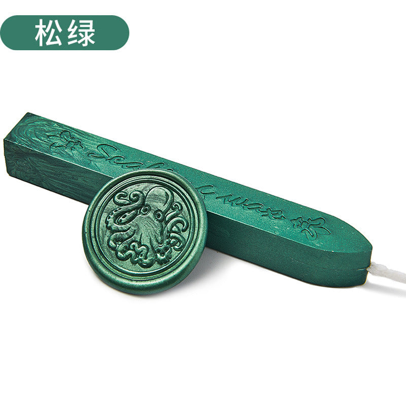 Fire lacquer wax printing mud retro fire lacquer with core wax stick arrow pattern fire lacquer wax sealing wax strip sealing printing mud fire lacquer seal