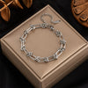 Unisex Chain Titanium Steel Electroplating Jewelry Sets