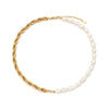 Pearl Geometric Stainless Steel 18K Gold Plated Necklaces