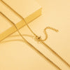 Minimalist Stainless Steel Electroplating Necklaces